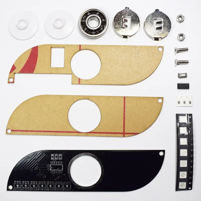

DIY Full Color Rotating POV LED Electronic Kit
