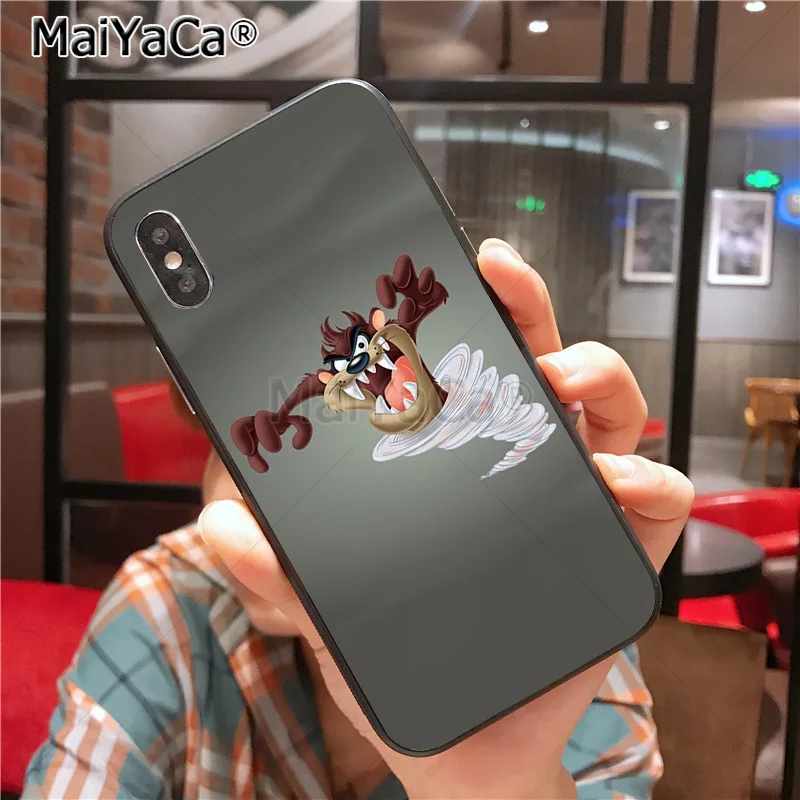 MaiYaCa Looney ttes Tasmanian Devil Taz чехол для телефона для iphone 11 Pro X 8 7 6 6S Plus 5 5S SE cass - Цвет: 4