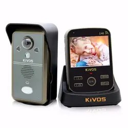 KiVOS 3,5 дюйма Беспроводной домофон Smart видеодомофон Камера дверной звонок дистанционного Управление видео-телефон двери для квартиры дома