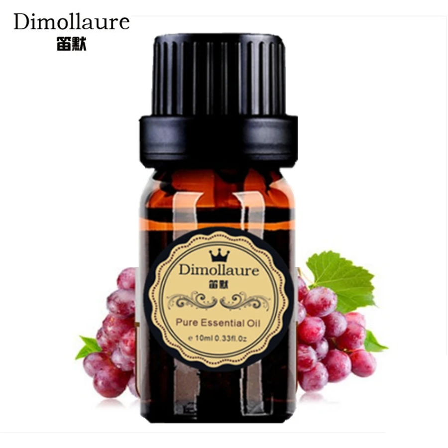 Dimollaure Natural organic virgin Grape Seed essential oil Base oil body massage oil Skin Hair