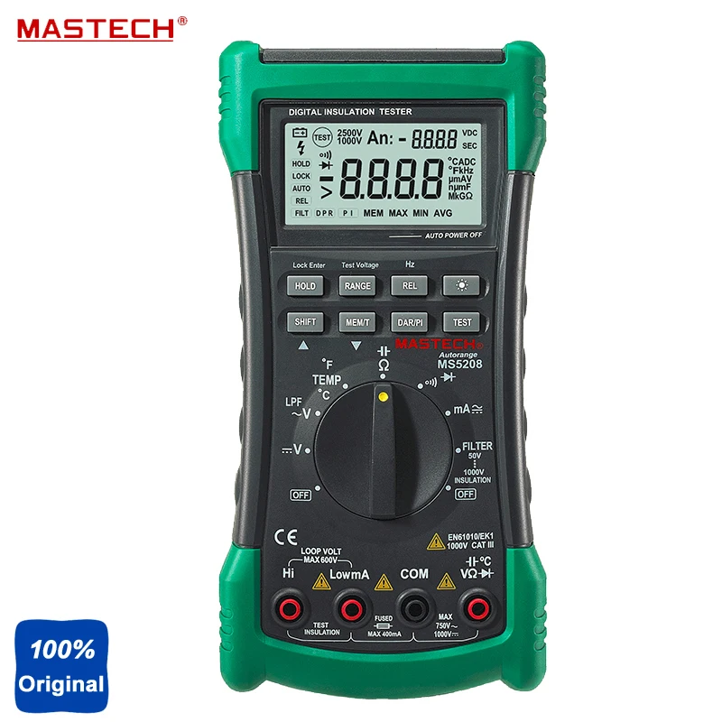 MS5208 Multifunction Insulation Multimeter Digital Insulation Meter