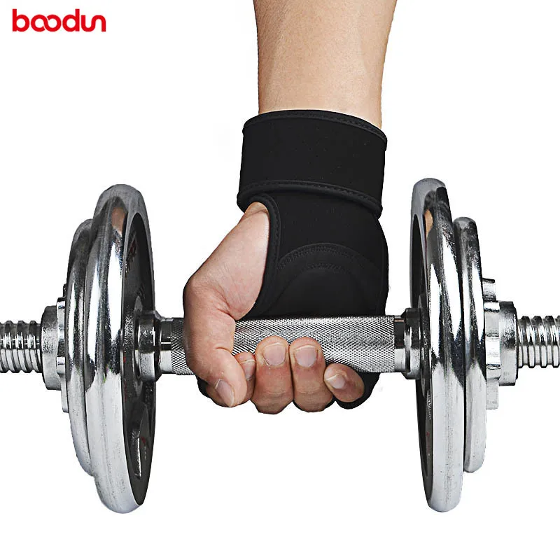 Boodun Fitness Sports Weight Lifting Gym Gloves Wrist Half Finger Dumbbell Microfiber Men Women Bodybuilding Accessories 7071021