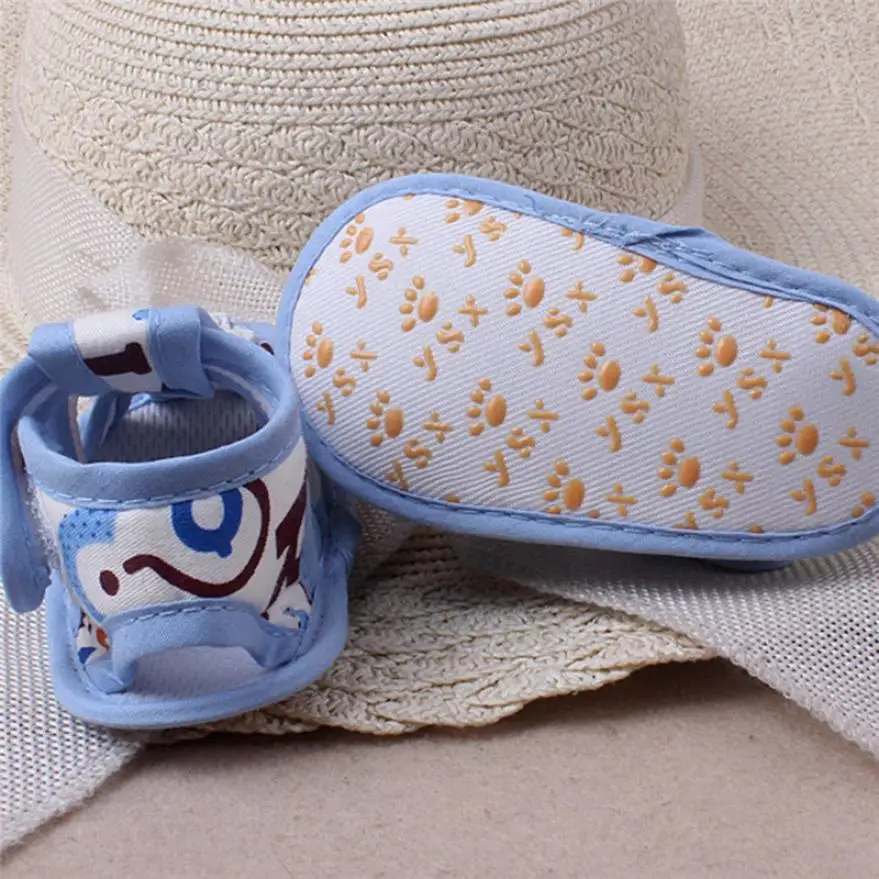 Shaunyging#4016; Повседневная нескользящая обувь с мягкой подошвой для маленьких мальчиков и девочек; сандалии для младенцев