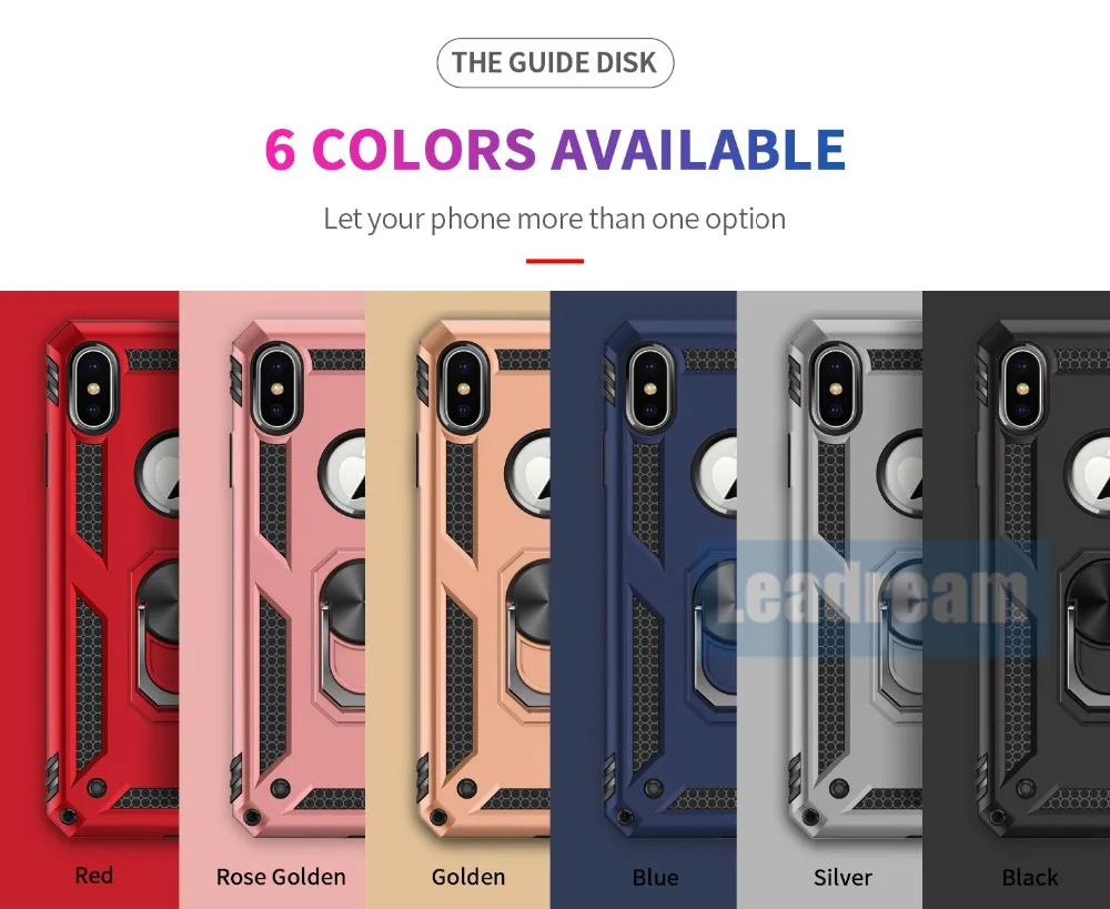 

1000PCS for iPhone 11 Pro MAX Magnetic Car Holder Shockproof Armor Case Cover for iPhone 6 6s 7 8 Plus X Xs Xr Max