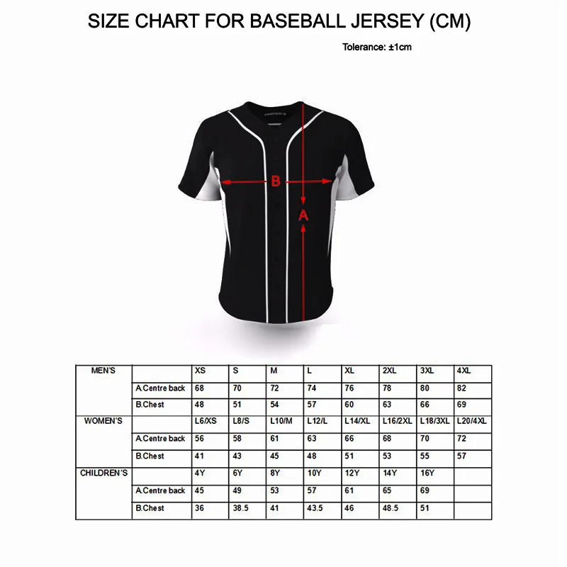 kaos baseball custom