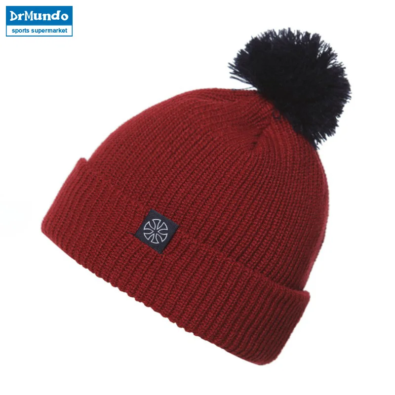 2018 الجليد الشتاء التزلج skullies gorros قبعات القبعات بيني رئيس الدافئة للرجال المرأة محبوك القبعات تزلج