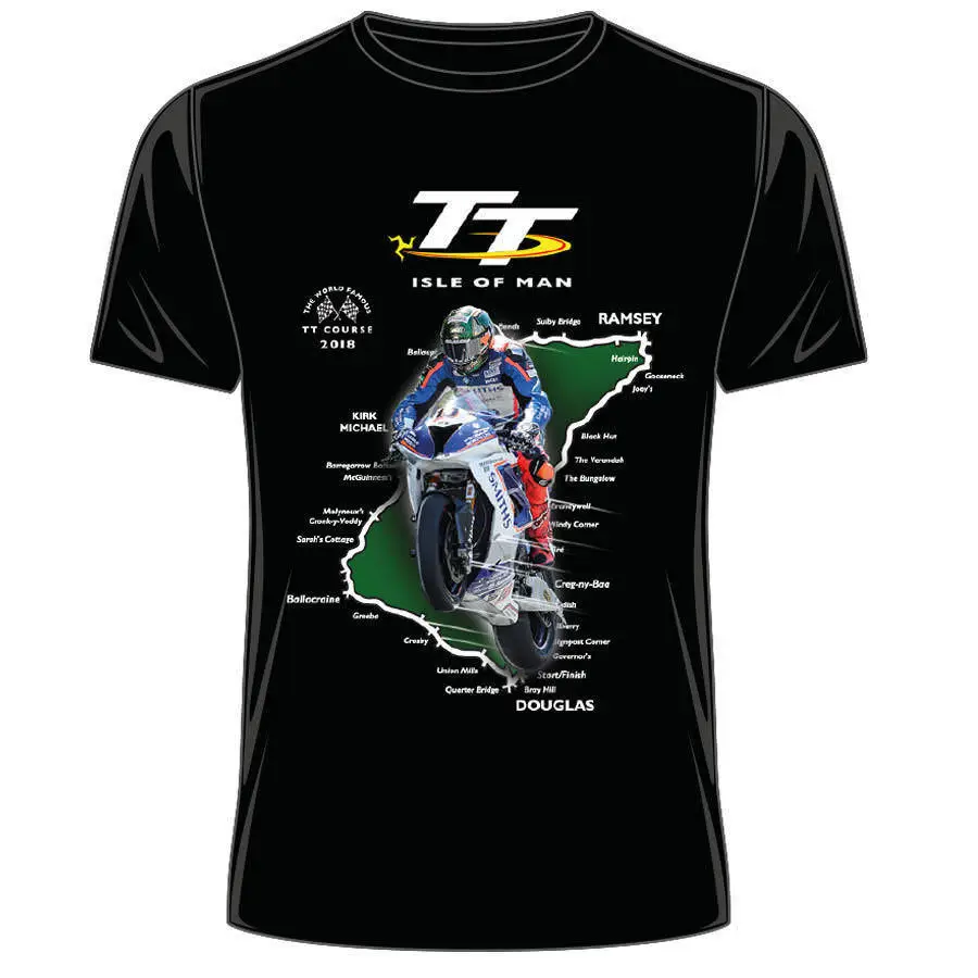 Official Isle of Man TT Black T Shirt 18ATS10 Cool Casual pride t shirt ...