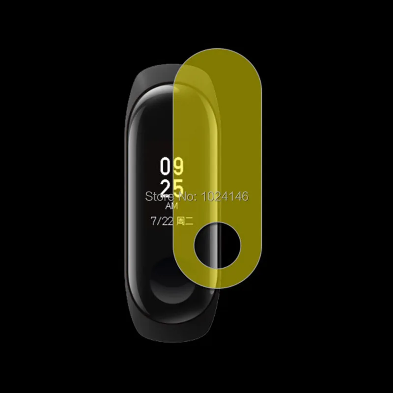 100 шт./лот для смарт браслета Xiaomi Mi Band 3 Band3 Miband Прозрачная мягкая защитная пленка