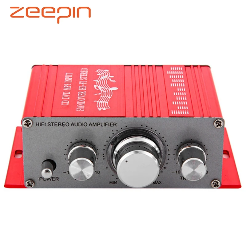 HY 2001 Hi Fi 12V Mini Car Stereo Amplifier 2 Channel Auto Audio