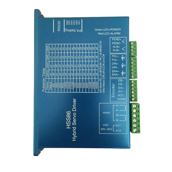 

Nema 34 8N.m Hybrid servo motor and driver / closed loop stepper motor package