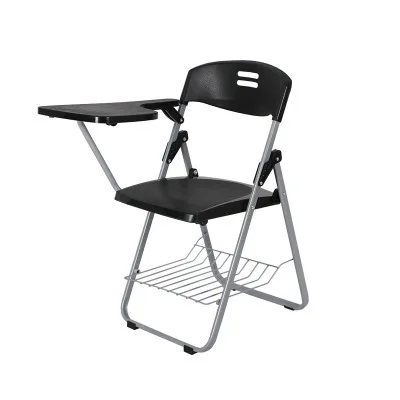 

2 Pcs Folding Chair Train Chair Bring Writing Board Chairs Plastic Student Teaching