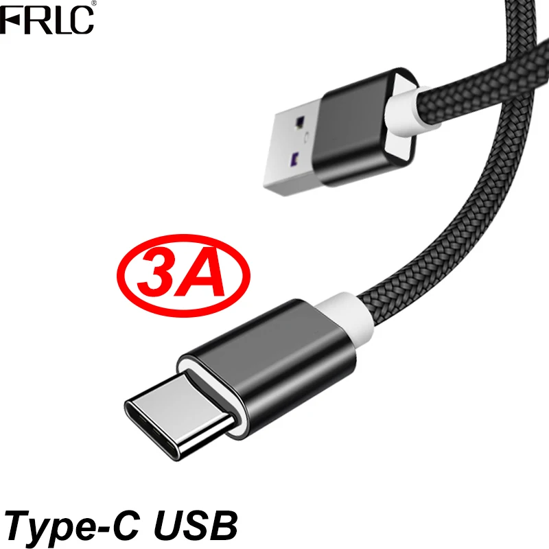 FRLC USB C كابل شحن ل جهاز ذكي مع نوع C واجهة نوع-c كابل USB لسامسونج S10 S9 Xiaomi Redmi Note7 شاحن