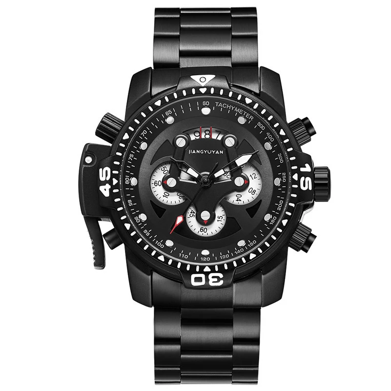 

Men's Watches Top Brand Luxury Quartz Watch Men Chronograph Business Military Wristwatches Relogio Masculino erkek kol saati