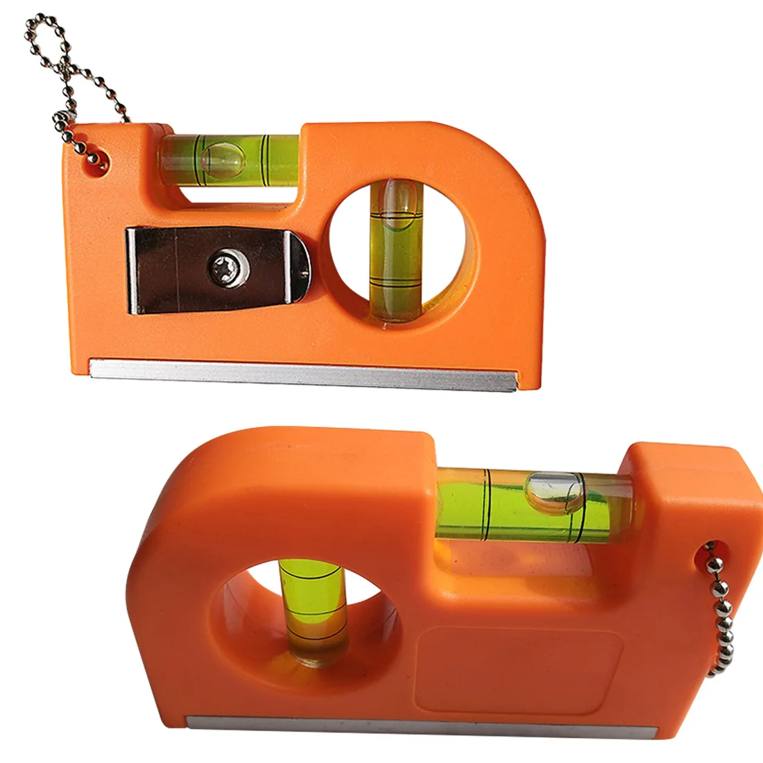 Mini chaveiro nível régua com ímã base