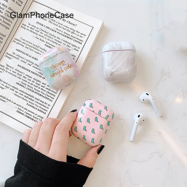 US $5.80 GlamPhoneCase Cute Cartoon Dinosaur Airpods1/2 Generation Protective Cover Apple Wireless Bluetooth