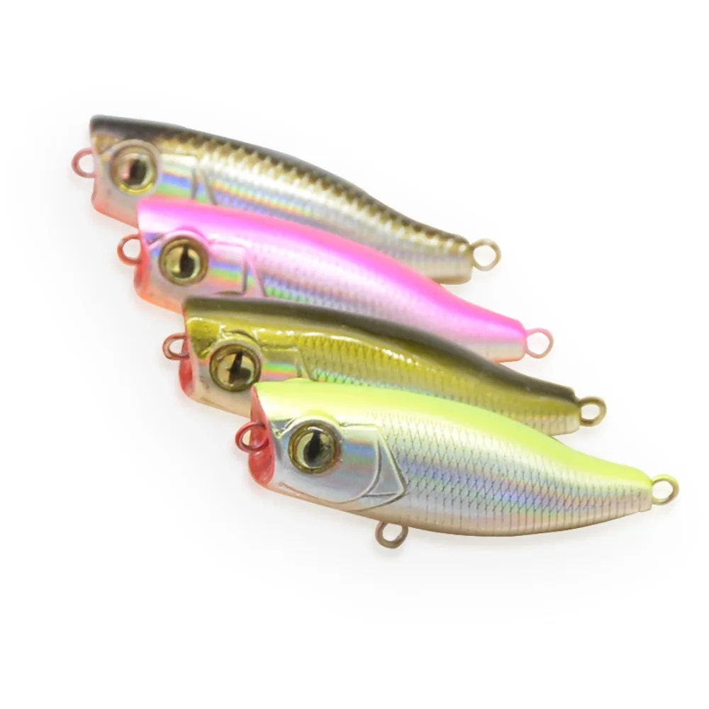Pesca da Carpa Isca de Pesca Bammax 2.3g 4.4 Centímetros Mini Popper Crankbait Hard Bait Wobblers Flutuantes 3d Olhos Enfrentar Acessórios Pesca