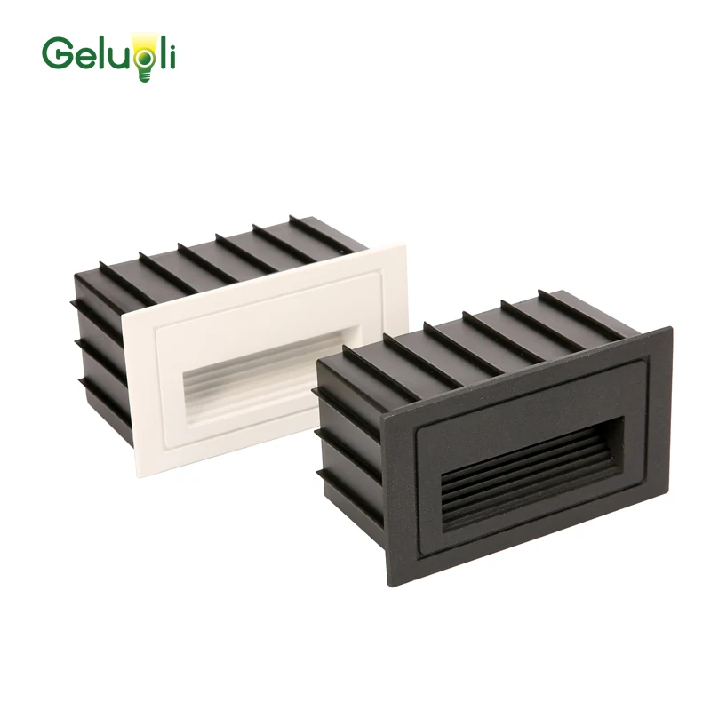 

indoor and outdoor IP65 waterproof stair wall light, led step lamp 2W input AC85-265V warm,cool white