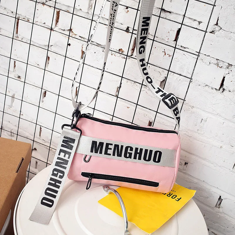 New 6 Colors Hot Ribbon Small Shoulder Crossbody Bags Designer Brand Ladies Clutch Hand Bags Nylon Leisure Women Messenger Bags (38)