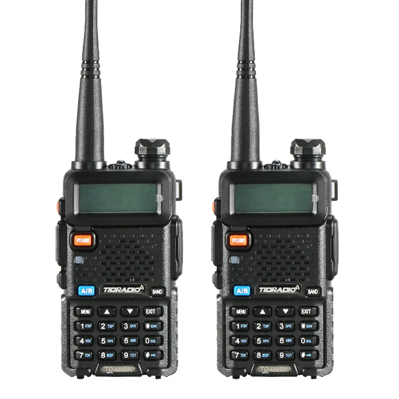 2 шт. рация Портативная радиостанция TD UV5R Двухдиапазонная двухсторонняя радио