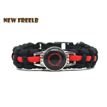 Новинка и классическая игра Бог войны 4 Паракорд с логотипом браслеты черный красный ручной работы выживания на открытом воздухе ювелирные изделия для женщин и мужчин поклонников 4 стиля