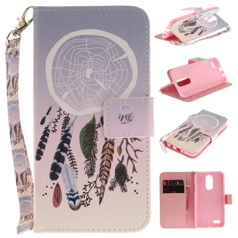 For LG K4 2017 Case LG K4 2017 Cover Flip PU Leather Silicone Case For LG K4 2017 Version M160 K 4 Phone Case Protective Bag (2)