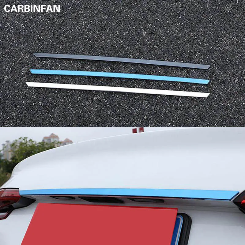 

Car Styling Refit Rearguards Trunk Rear Bumper Tail Box Chrome Trim Sticker Garnish For Audi A4 B9 4DRS 2016 2017 2018 Sedan