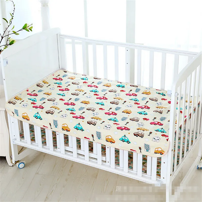 Детский водонепроницаемый постельный коврик, детская мягкая простыня мочеприемник для новорожденных, коврик для игр, одеяло для ухода за ковром, Чистящая салфетка с рисунком, крутая 80*120 см - Цвет: g
