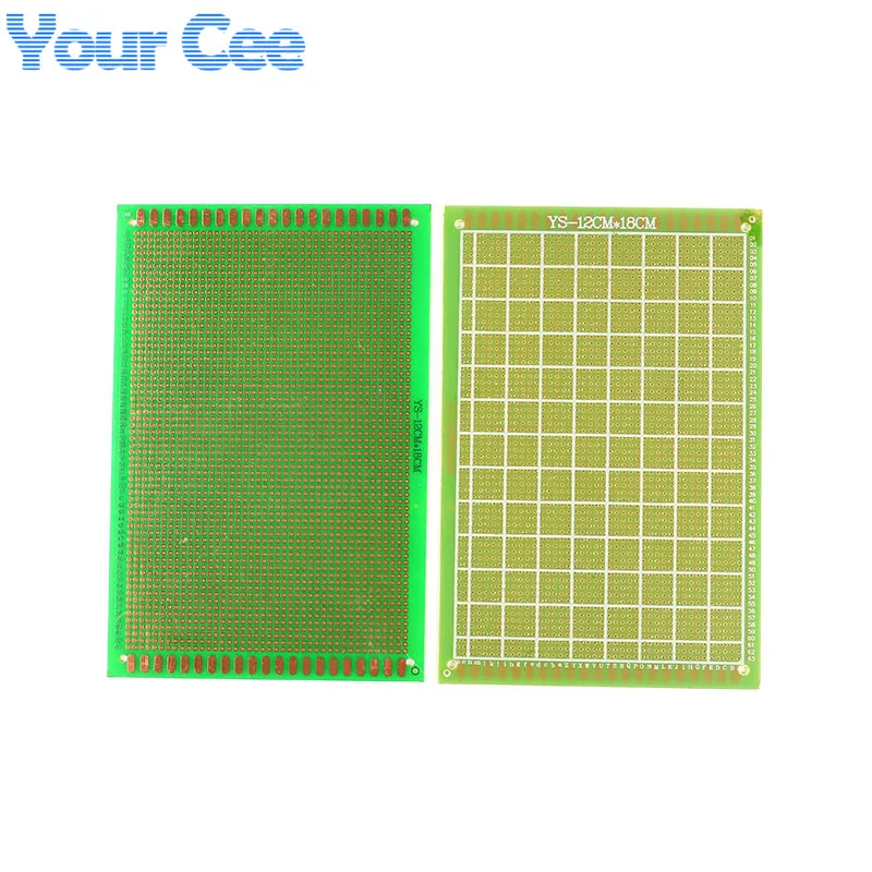2pcs 12x18cm Single Sided Prototype PCB Universal Printed Circuit Board For DIY Soldering