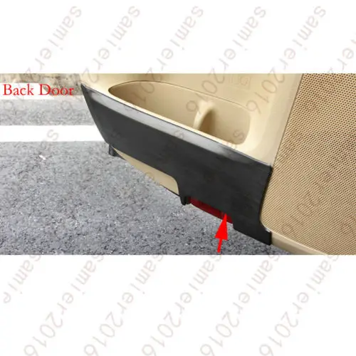 4x Stainless Inner Door Dota Anti-Kick Cover Trim For Toyota Prado FJ150 10-2016