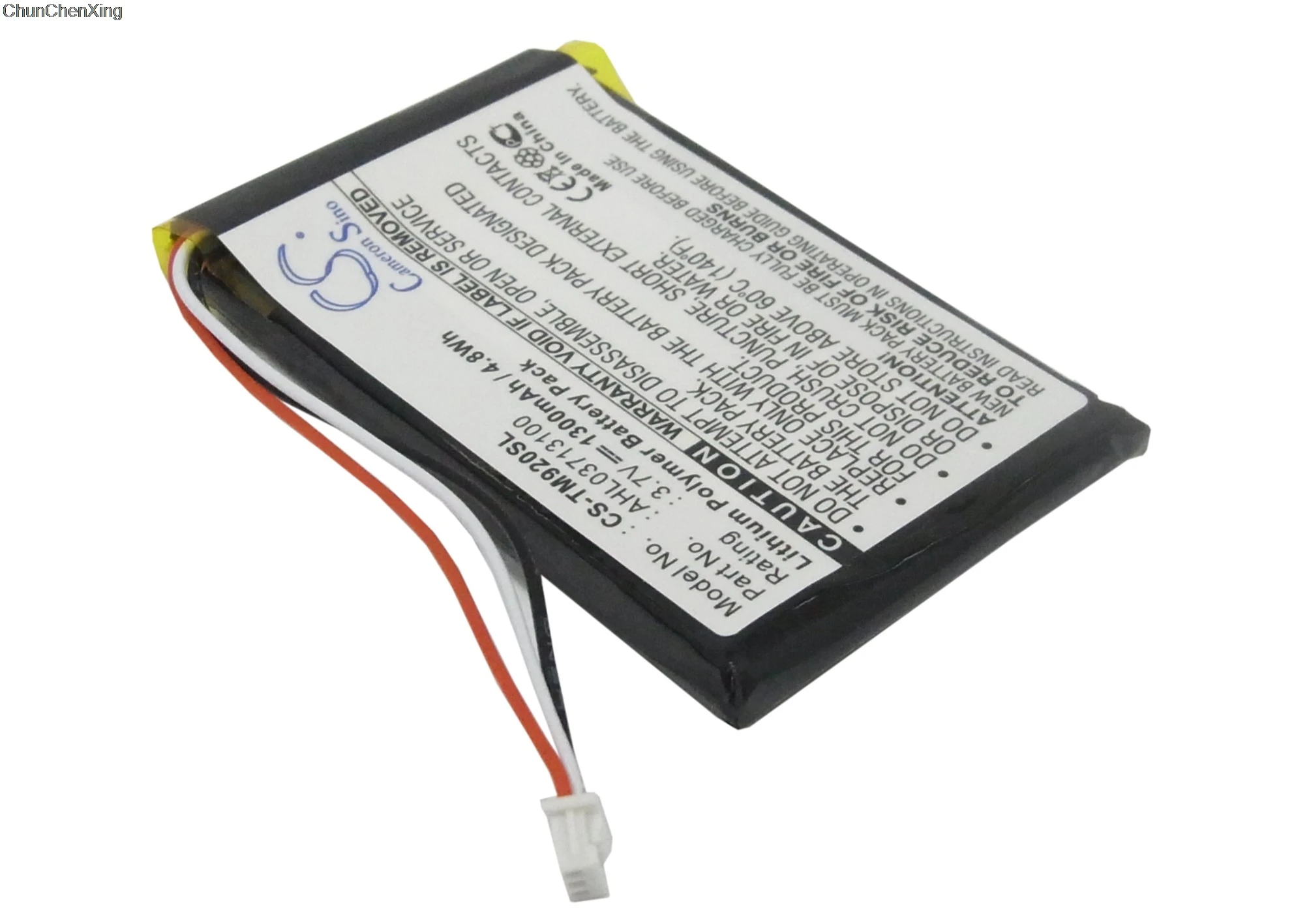 Аккумулятор Cameron Sino 1300mAh AHL03713100 для TomTom 340S LIVE XL, Go 920920 T, XL330, One XL 340