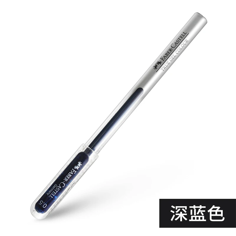 5 шт немецкая FABER-CASTELL цветная гелевая ручка настоящая гелевая серия конфетных цветов 0,5 мм гелевая ручка - Цвет: Deep Blue