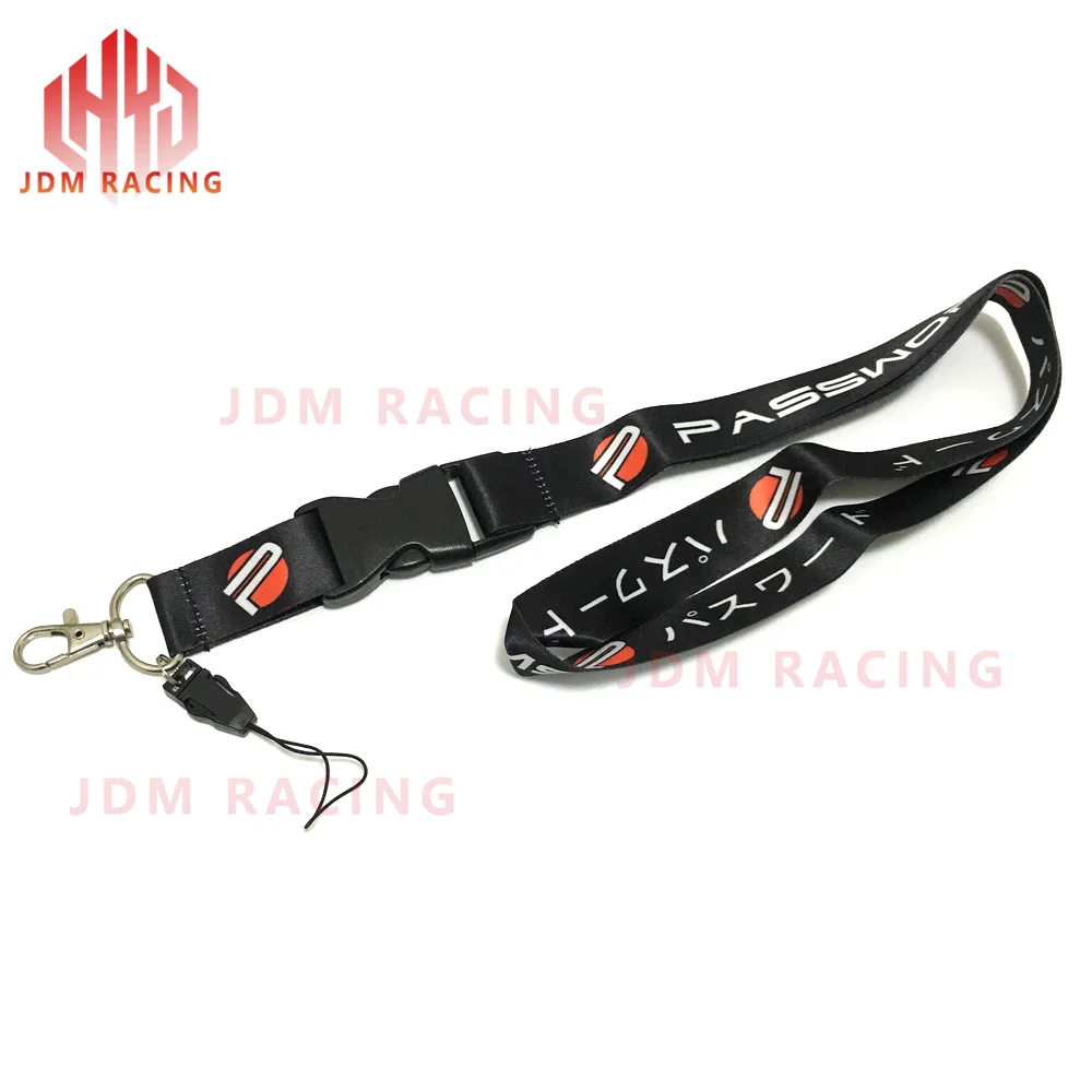 Hot JDM Logo Lanyard for keys for Password Lanyard Strap Keychain Key Chain with Quick Release