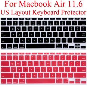 

US Keyboard Protector for Macbook Air 11 A1370 A1465 Silicone Keyboard Guard Cover MacbookAir 11.6 Air11 Protection Skin