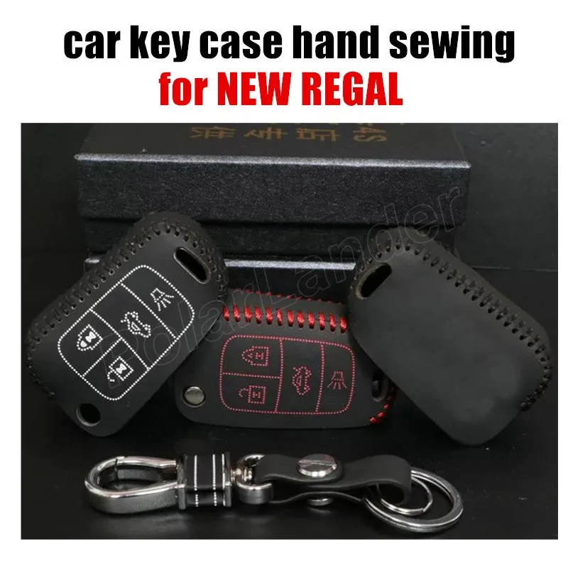 Only Red fit for BUICK NEW REGAL genuine quality leather car key cloth