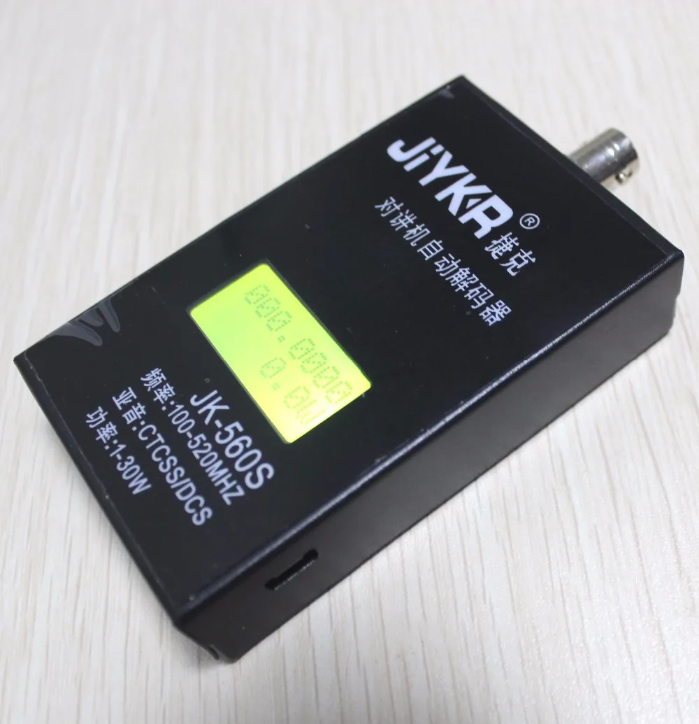 Mini Frequenzzähler Frequenzmesser 100MHz-520MHz CTCSS//DCS Decoder Tester