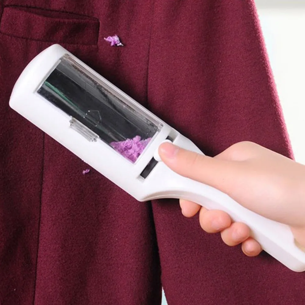 

Anti-Static Clothes Coat Lint Sticking Roller Handheld Reusable Cleaning Brush Clothes Hair Pets Fur Furniture Cleaner Removal