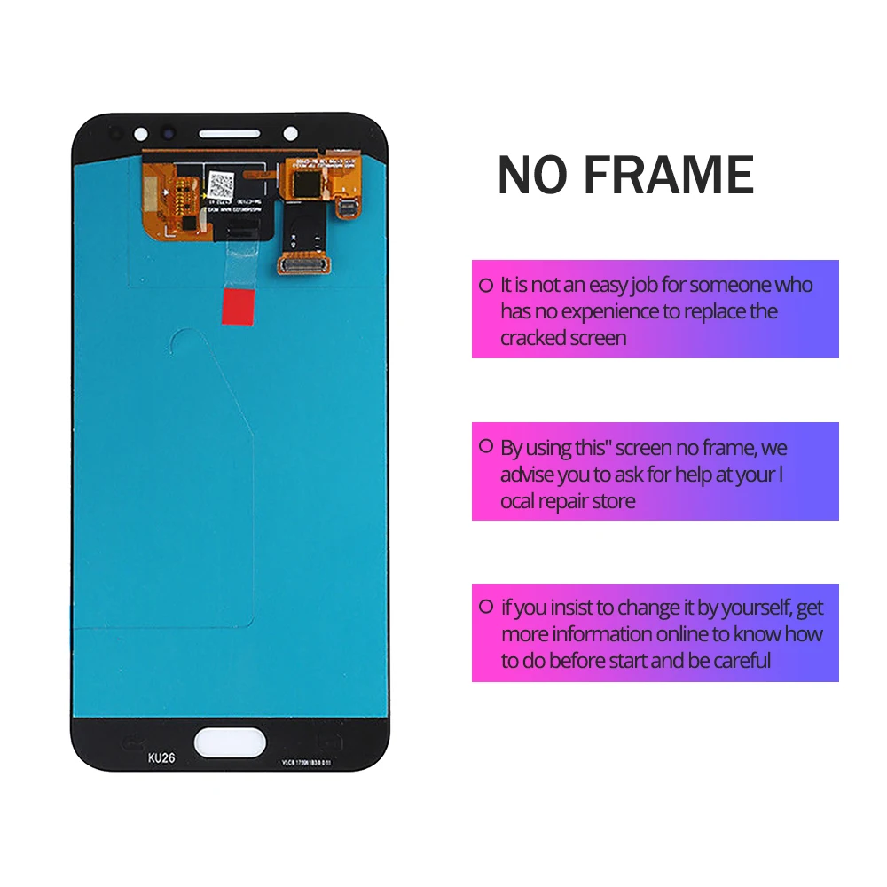 5," C710 ЖК-дисплей для samsung Galaxy C7 C710F/DS C7100, сенсорный дигитайзер в сборе, Замена для samsung C8 lcd