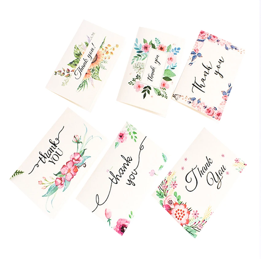 5 компл./лот каваи цветы маленькие открытки спасибо поздравление с конвертом для дня рождения Свадебные украшения
