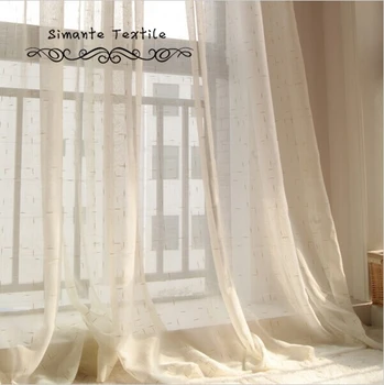 

Linen sheer curtain sheer panel