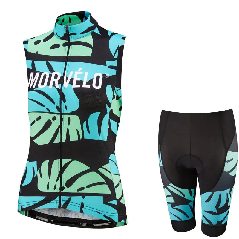 Morvelo Pro Велоспорт Джерси Набор летний женский гоночный велосипед одежда Maillot Ropa Ciclismo Uniformes без рукавов mtb велосипедная одежда - Цвет: 17