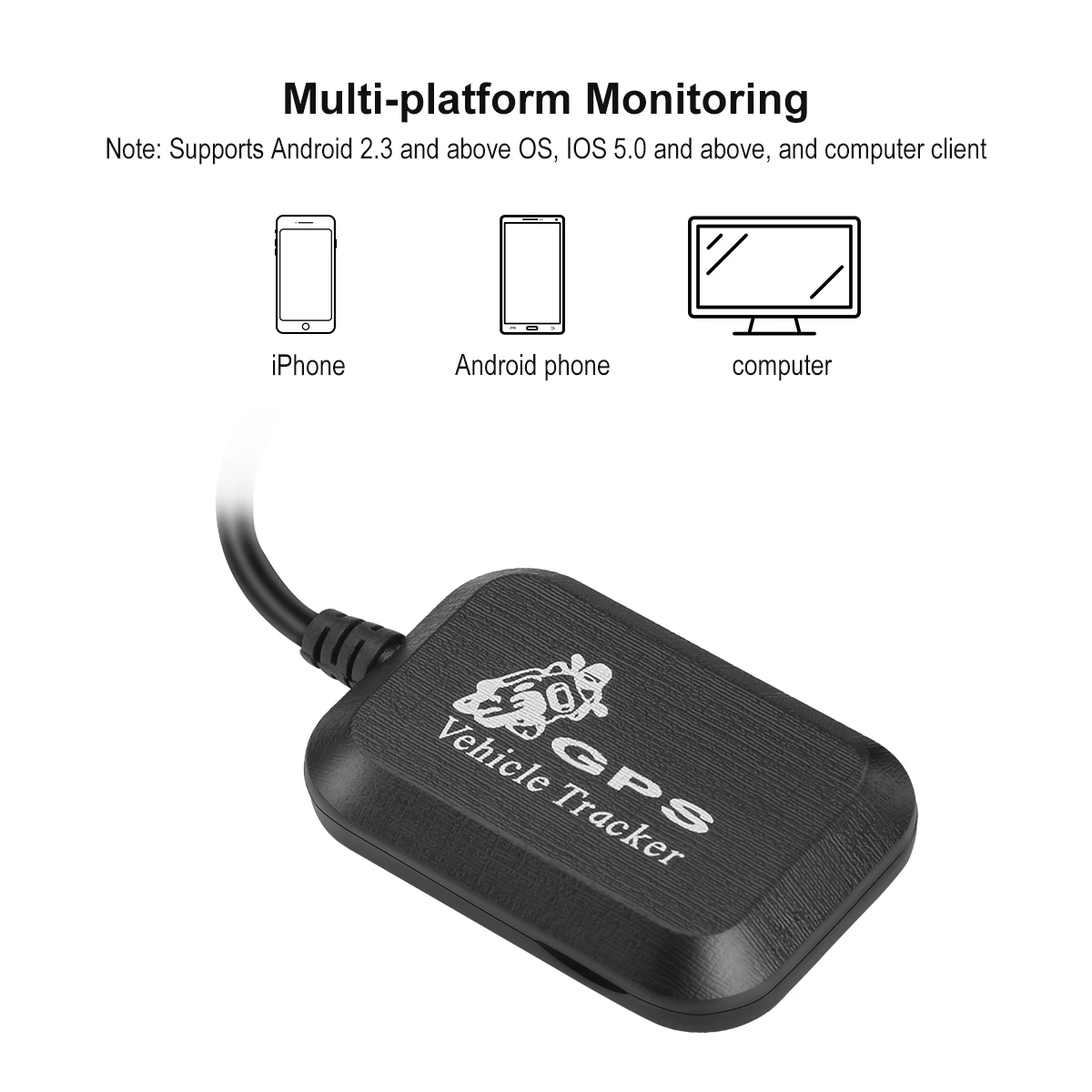 

Universal Vehicle Mini GT005 GPS Tracker GPRS GSM SMS Real Time Network Monitor Tracking For Motorcycle Electromobile Auto