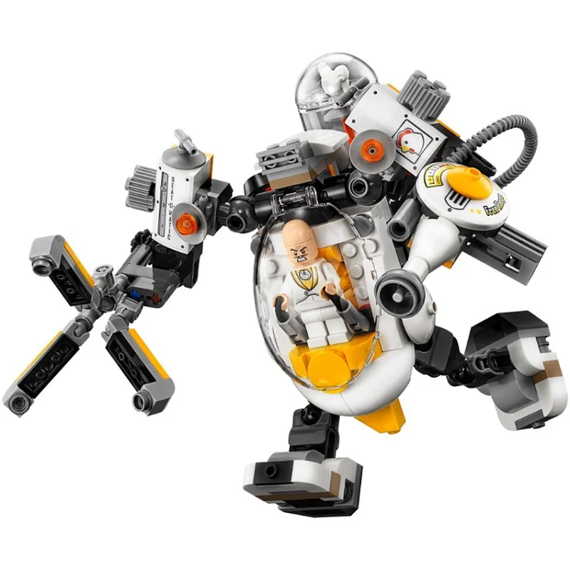 

Compatible Legoings blocks Batman 70920 Figure 10879 Egghead Mech Food Fight Model building toys hobbies bricks for children