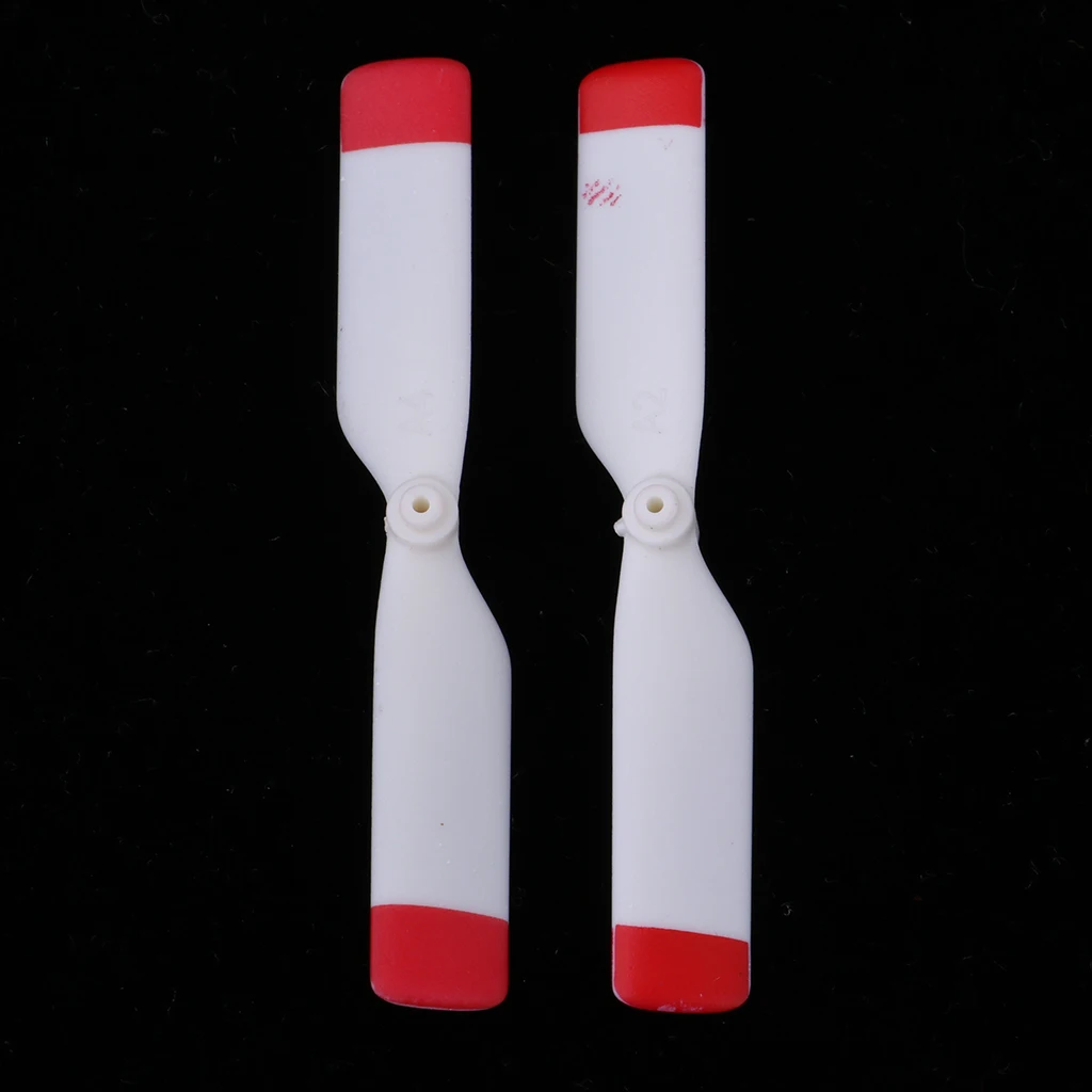 2Pcs Plastic Tail Rotor Blade Replacement Propeller for WLtoys XK K123 RC Helicopter Spare Parts
