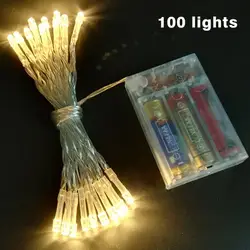 Крытый Открытый светодио дный огни строки Новогоднее украшение Lightssale