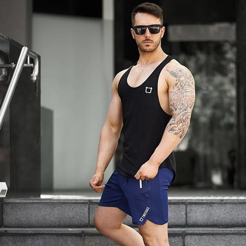 Men Shorts Fitness Casual Gym Shorts (12)