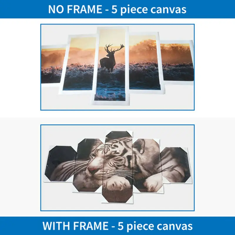 Картины на холсте домашний настенное искусство HD принты Супер Saiyan плакаты 5 шт. Dragon Ball Z Аниме картинки гостиной Декор рамки