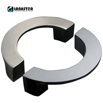 

Modern Furniture Hardware Factory Pin Handle-knob Zinc Alloy Kitchen Cabinet Handles Semicircular Pull Handle