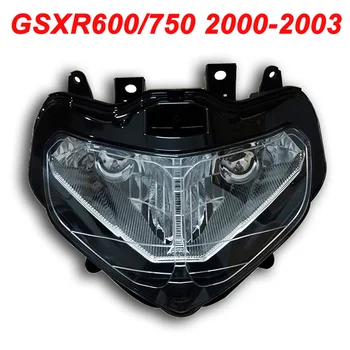

For 00-03 Suzuki GSXR600 GSXR750 GSXR 600 750 Motorcycle Front Headlight Head Light Lamp Headlamp CLEAR 2000 2001 2002 2003