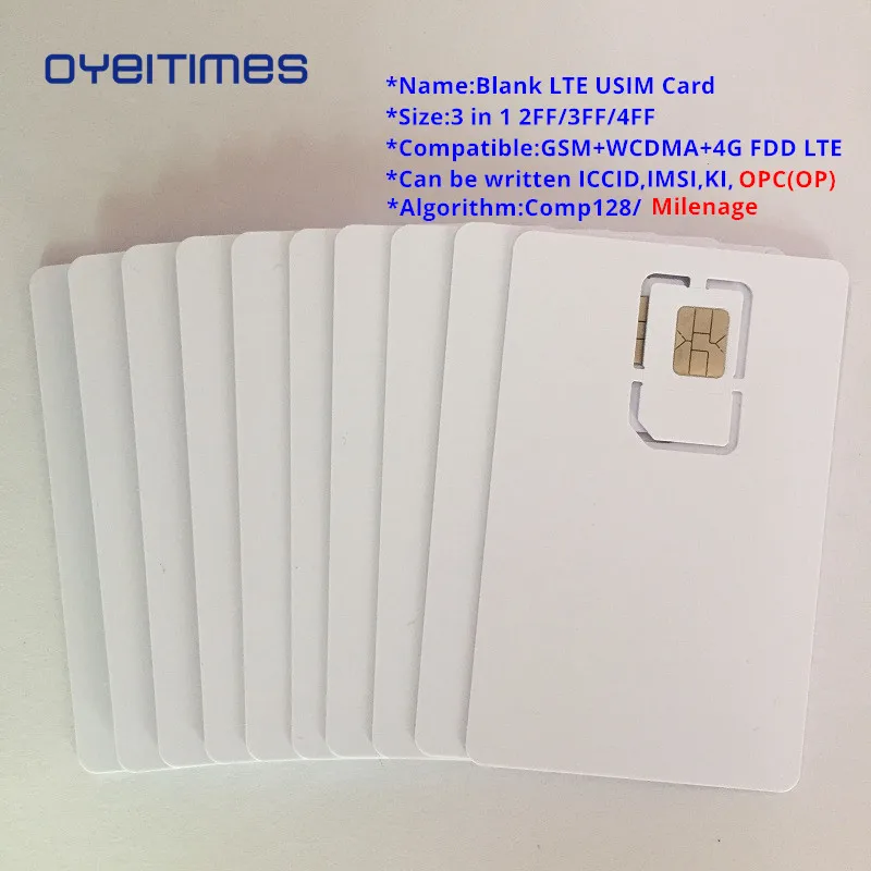 Best Of 50 Blank Programmable Sim Card