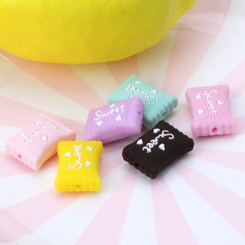 

Candy Baby Teething Beads For Necklaces BPA Free Silicone Teether Toy Accessories Nursing DIY